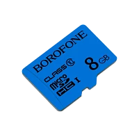 Карта памяти microSD Borofone 8GB Class10 75 МБ/сек (1/100)