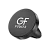 Держатель автомобильный GFPower CH-01 в воздуховод магнит черный (1/300)