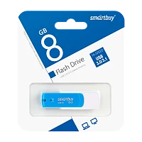 Флеш-накопитель Smartbuy Crown 8GB USB3.0 пластик голубой