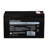 Аккумулятор свинцово-кислотный GoPower LA-1270 12V 7Ah T2/ F2 (1/5)