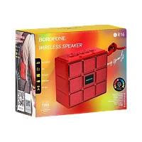 Портативная колонка Borofone BR16 bluetooth 5.1 microSD красный (1/80)