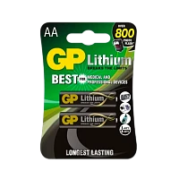Батарейка GP FR6 AA BL2 Lithium 1.5V (2/20/160)