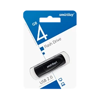Флеш-накопитель Smartbuy Scout 4GB USB2.0 пластик черный