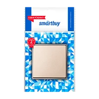 Выключатель Smartbuy "Сириус" 1-клав.10A шампань