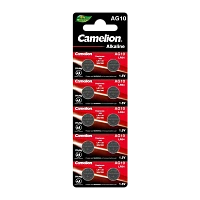 Батарейка Camelion G10/LR1130/LR54/389A/189 BL10 Alkaline 1.5V (10/100/3600)