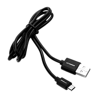 Кабель Ergolux ELX-CDC01P-C02 USB (m)-microUSB (m) 1м 2.0A черный пакет с подвесом (1/10/360)