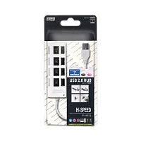 USB-Хаб Smartbuy 7204 4USB с выключателем белый