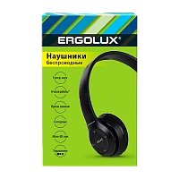 Наушники полноразмерные Ergolux ELX-BTHP01-C02 bluetooth 5.3 с микр. MP3/FM черный (1/5/80) 