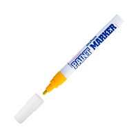 Маркер промышленный MunHwa PAINT MARKER PM-08 4.0мм нитрокраска желтый (1/12/576) 