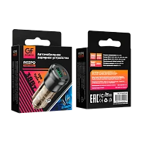 Автомобильное З/У GFPower A02PQ 1USB+1Type-C 38W PD,QC черный (1/98/392)