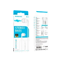 Наушники внутриканальные Borofone BM83 с микр. белый (1/420)