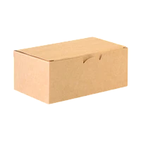 Коробка для наггетсов НЕПЛАСТИК, быстрая сборка, размер "L", картон, 150 х 91 х 70 мм, 50 шт/уп,