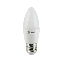 Лампа светодиодная ЭРА B35 E27 7W 2700К 170-265V свеча прозрачная (1/6/60)