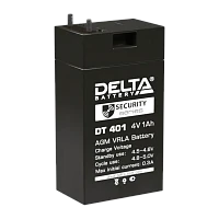 Аккумулятор свинцово-кислотный Delta DT 401 4V 1.0Ah (1/200)