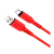 Кабель HOCO X59 USB (m)-Type-C (m) 1.0м 3.0A нейлон красный (1/33/330)