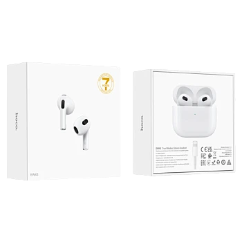 Наушники вставные HOCO EW43 bluetooth 5.3 с микр. белый (1/20/200)