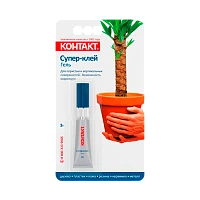 Супер-клей Контакт ГЕЛЬ 3г универсальный BL1 шоу-бокс (1/10/120)
