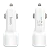Автомобильное З/У HOCO Z23 2USB 2.4A белый (1/28/280)