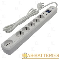 Сетевой фильтр Smartbuy SBSP 6р.С/З 16A 3.0м белый