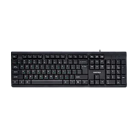 Клавиатура проводная Smartbuy ONE 114 классическая USB мультимед. черный (1/20)