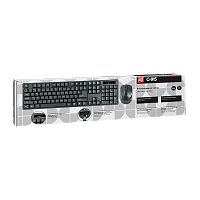 Набор клавиатура+мышь беспроводной Defender C-915 #1 черный (1/20)