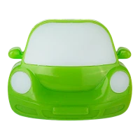 Ночник Camelion NL-197 "Машинка" 1LED 0.5W 220V в розетку зеленый (1/24/96)