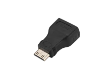 Переходник GoPower HDMI (f)-miniHDMI (m) ver.1.4 черный Premium Zip-Lock c подвесом (1/500)