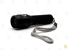 Фонарь универсальный Без бренда 1 АА от батареек ZOOM черный