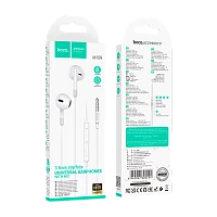 Наушники внутриканальные HOCO M109 с микр. белый (1/31/310)