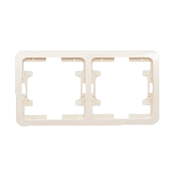 Рамка Makel Lillium Natural 4пост. кремовый 55239 (1/25)