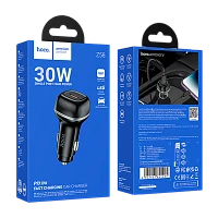Автомобильное З/У HOCO Z58 Type-C 3.0A 30W PD3.0 черный (1/11/110) 
