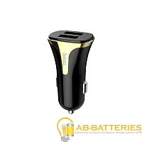 Автомобильное З/У HOCO Z31 2USB 3.4A QC3.0 черный (1/14/140)