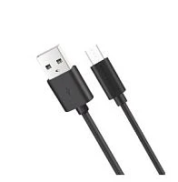 Кабель MORE CHOICE K13m USB (m)-microUSB (m) 1м 2.1A TPE черный (1/30/300)