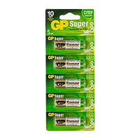 Батарейка GP Super LR6 AA BL5 Alkaline 1.5V отрывные (5/60/600) R 