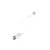 Кабель Borofone BX14 USB (m)-Type-C (m) 3.0м 2.4A ПВХ белый (1/360)