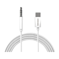 Кабель AUX MORE CHOICE UK22a Jack 3.5mm (m)-Type-C (m) 2м ПВХ белый (1/36/360) 