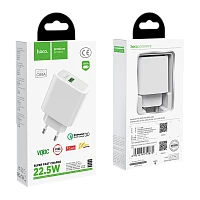 Сетевое З/У HOCO C69A 1USB 3.0A QC3.0 белый (1/12/120)