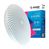 Светильник настенно-потолочный Космос AURORA Classic 36W 230V LED накладной белый (1/20)