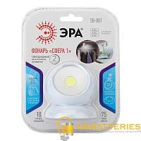 Фонарь пушлайт ЭРА SB-801 Сфера-1 5W COB от батареек белый (1/12/48)