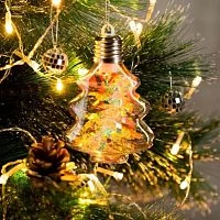 Гирлянда Старт НГ 1LED 8х4х12 см Ель мульти