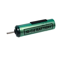 Аккумулятор Panasonic AA-1100S-LG длинный пин, зеленый   1100мАч, Ni-Cd WES365L2-2507/09