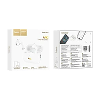 Наушники внутриканальные HOCO EW56 Plus bluetooth 5.3 с микр. белый (1/20/200)
