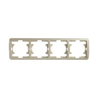 Рамка Makel Mimoza 4пост. кремовый 32039 (1/25)