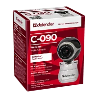 Веб-камера Defender C-090 CMOS 640x480 0.3Мп USB+Jack 3.5мм черный (1/50)