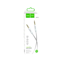 Кабель AUX HOCO UPA19 Jack 3.5mm (m)-Jack 3.5mm (m) 2м нейлон серебряный (1/31/310)