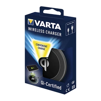 Беспроводное З/У Varta Wireless Qi II 2.0A 5W черный синий