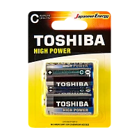 Батарейка Toshiba LR14 C BL2 Alkaline 1.5V (2/20/120)