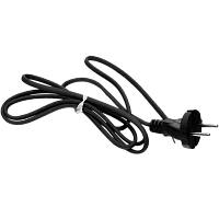 Сетевой кабель Volsten SR-LRB ШВВП2х0,75 с универс. вилкой, 1300Вт, 6А, б/з 1.5м чёрный (1/10/150)