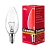 Лампа накаливания Camelion E14 60W 220V свеча прозрачная (1/100)