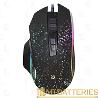 Мышь проводная Defender GM-680L Syberia игровая USB черный (1/40)